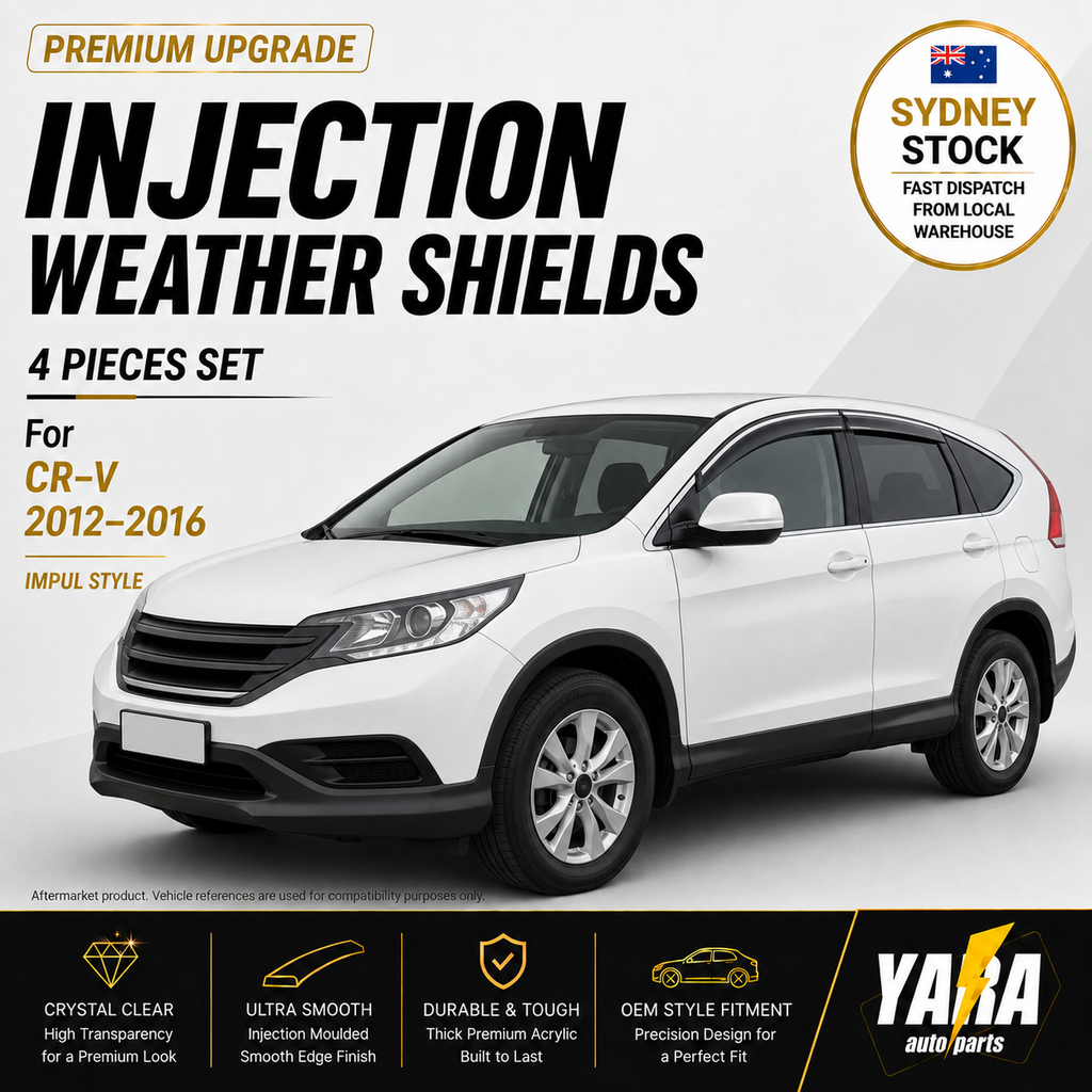 Chrome trims Weather Shields  Weathershield Window Visors for HONDA CR-V 2012-16