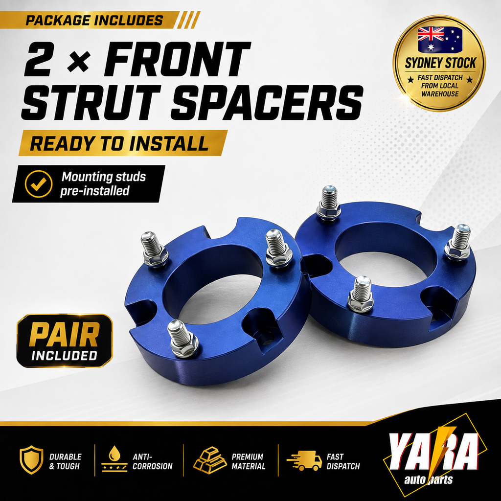 32mm Front Strut Spacer Lift Kit Pair for Toyota Hilux N70 N80 4WD 2005–2024
