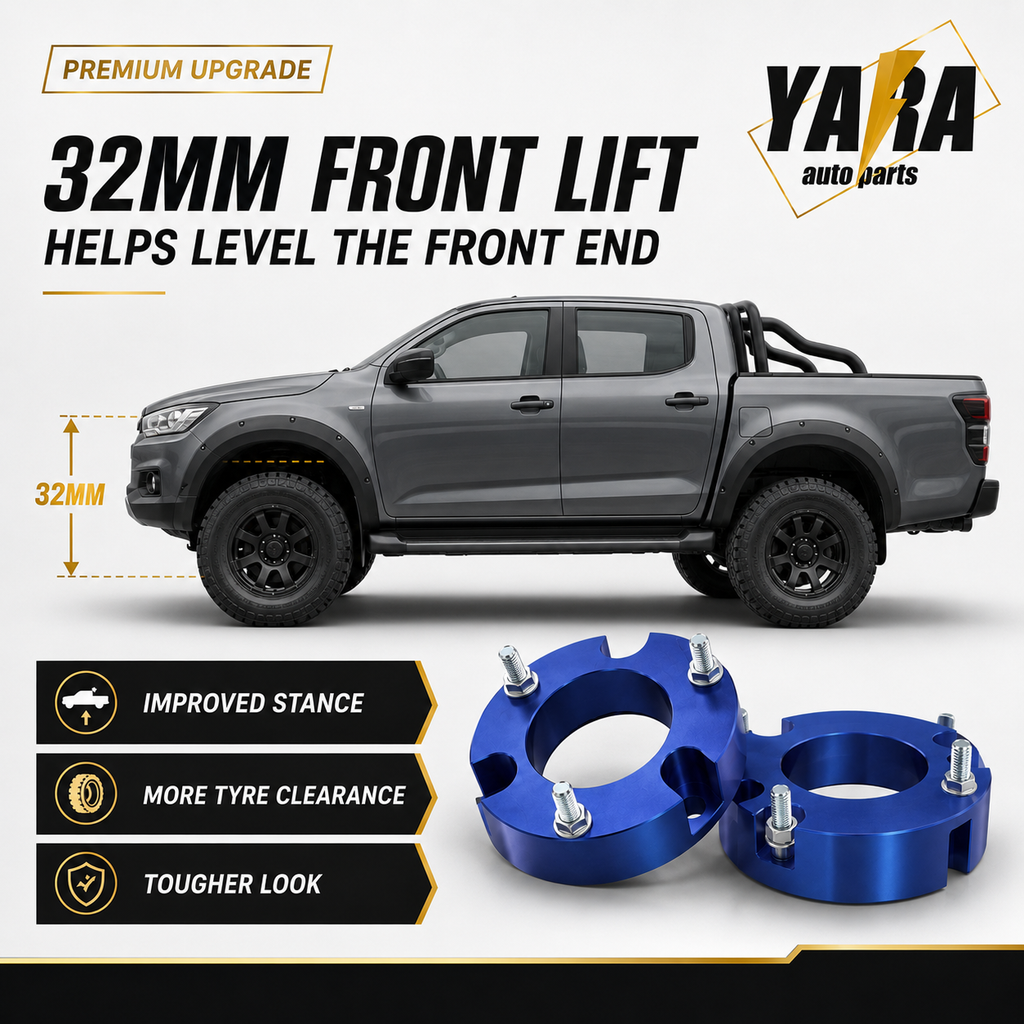 32mm Front Strut Spacer Lift Kit Pair for Isuzu D-Max 4WD 2012–2020