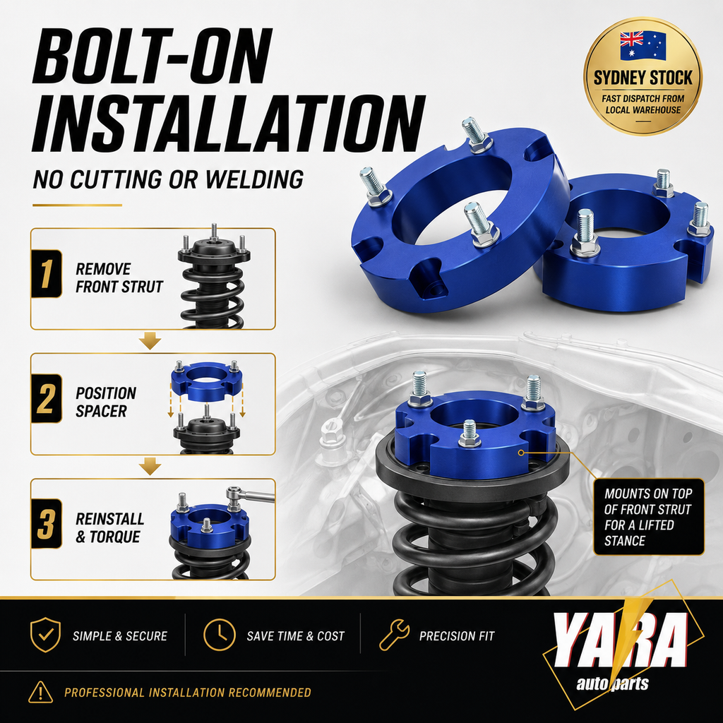 32mm Front Strut Spacer Lift Kit Pair for Isuzu D-Max 4WD 2012–2020