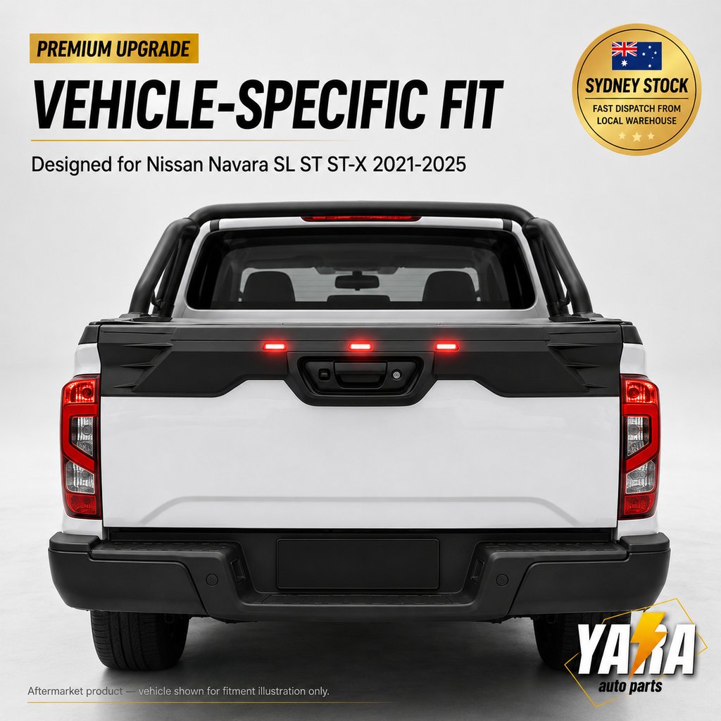 Tub Protector Guard Side Rail & Tailgate Trim Cover For Nissan Navara D23 2021–2025