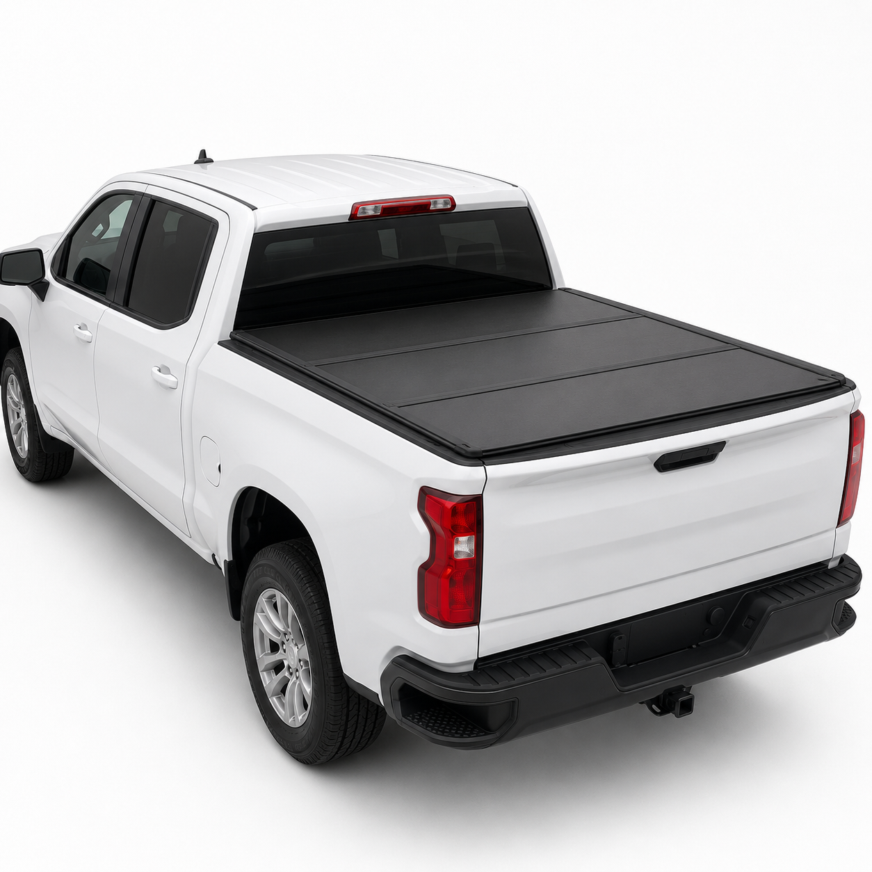 Premium Aluminium Tri-Fold Hard Lid Tonneau Cover for Chevrolet Silverado 6'8" Bed 2020–2024