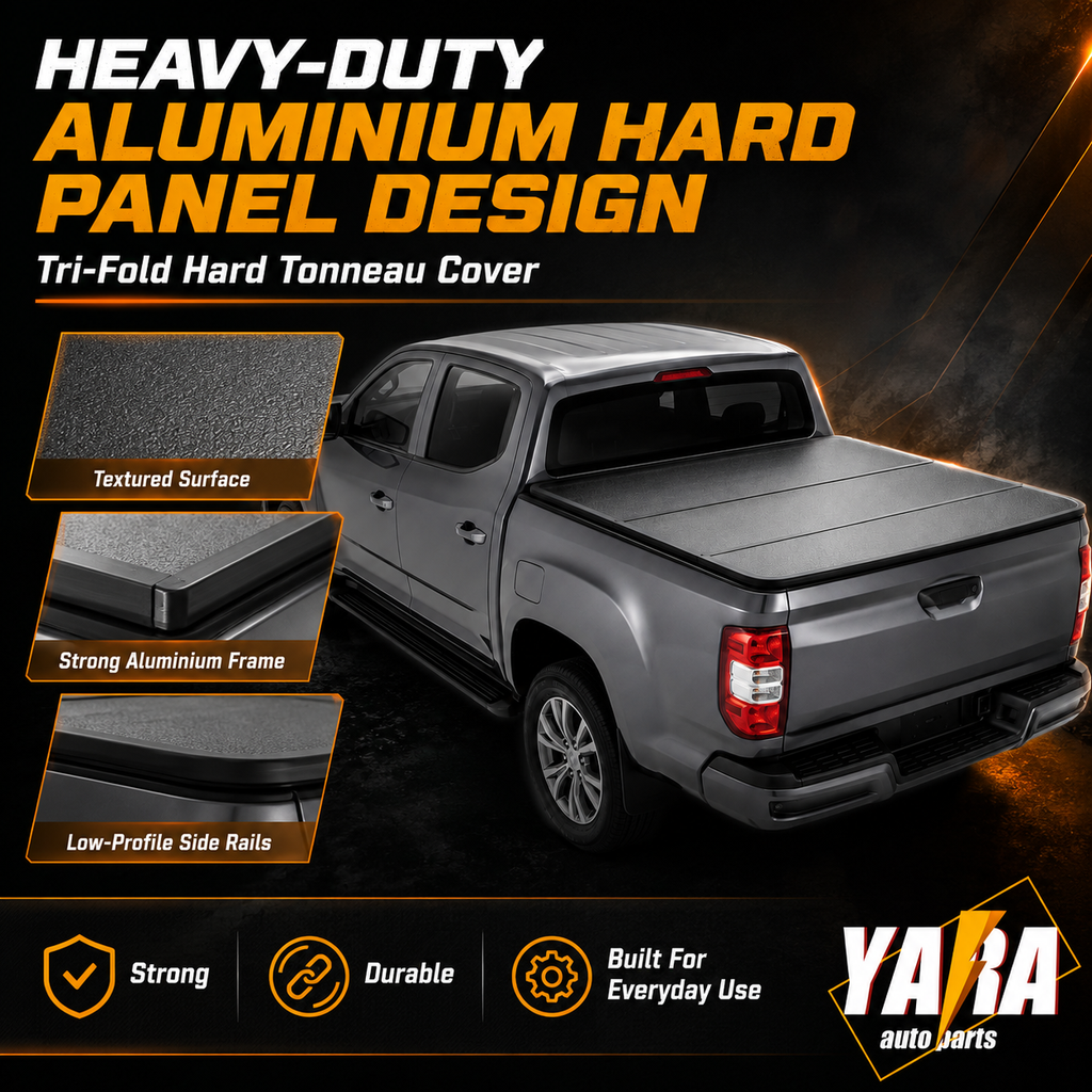 Aluminium Tri-Fold Folding Hard Tonneau Cover Suits LDV T60 T-60 Mega Tub 2017+