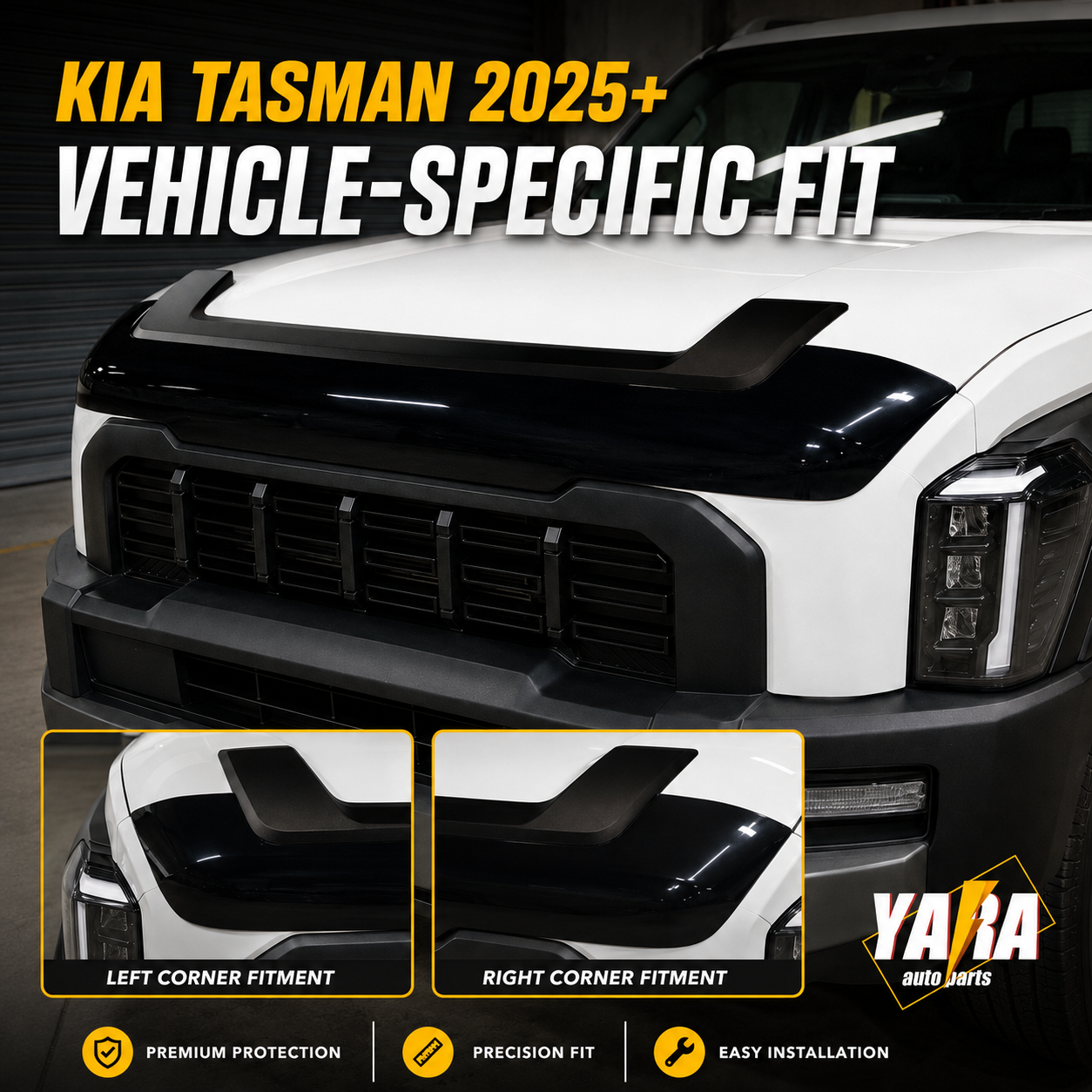 Injection Bonnet Protector for Kia Tasman 2025+ Tinted