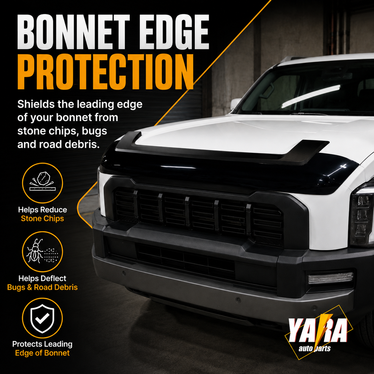 Injection Bonnet Protector for Kia Tasman 2025+ Tinted