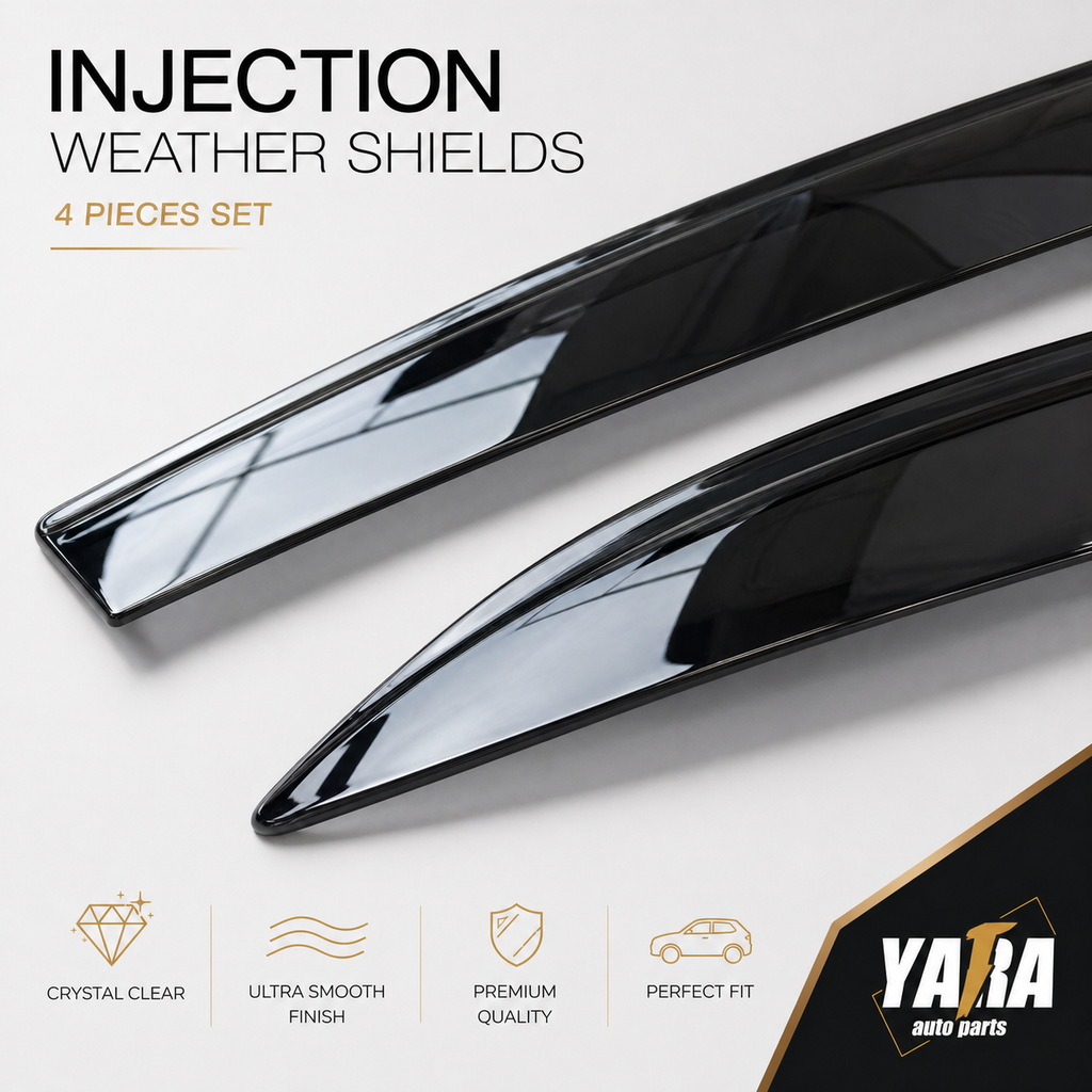 Injection Weather Shields for Nissan Tiida Sedan C11 2004-2012 4pcs