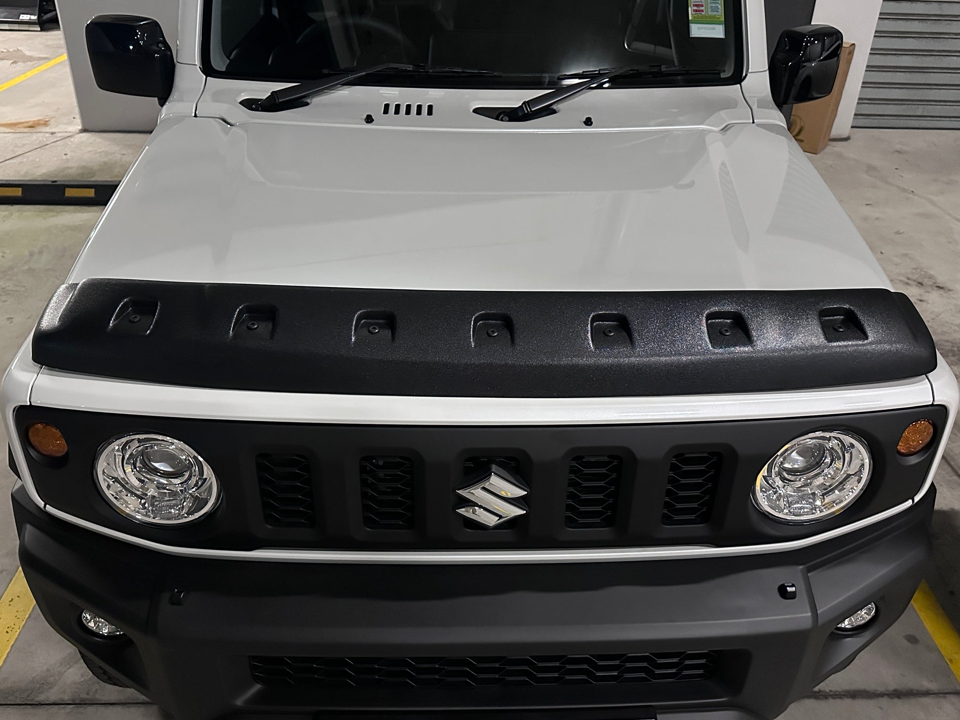 Textured Bonnet Protector for Suzuki Jimny JB74 2019–2024 | Matte Black Finish