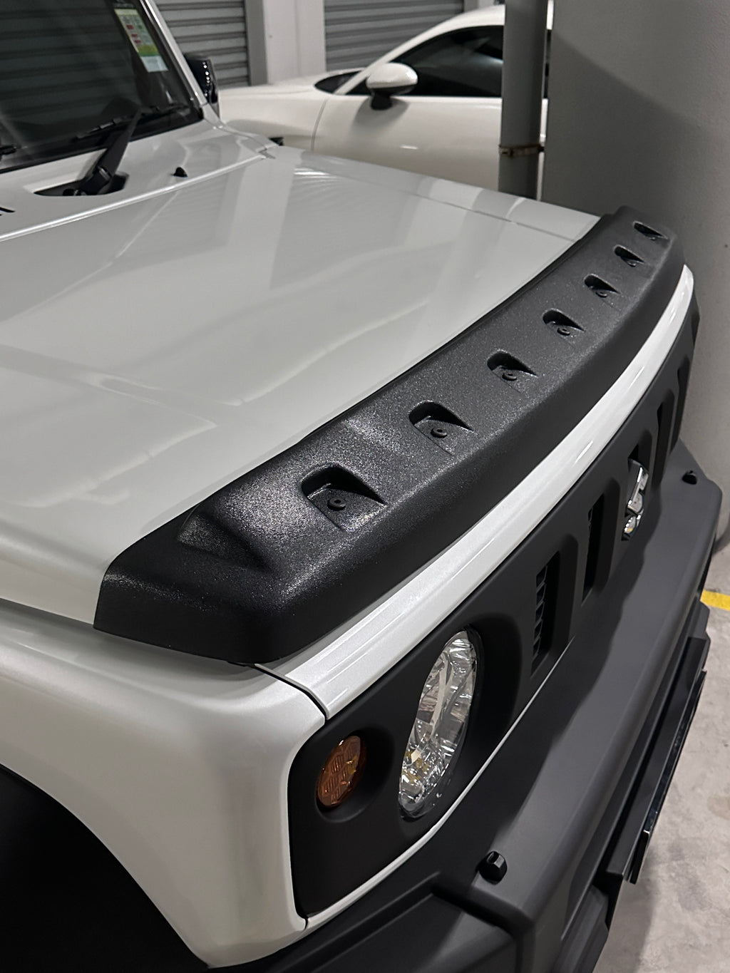 Textured Bonnet Protector for Suzuki Jimny JB74 2019–2024 | Matte Black Finish
