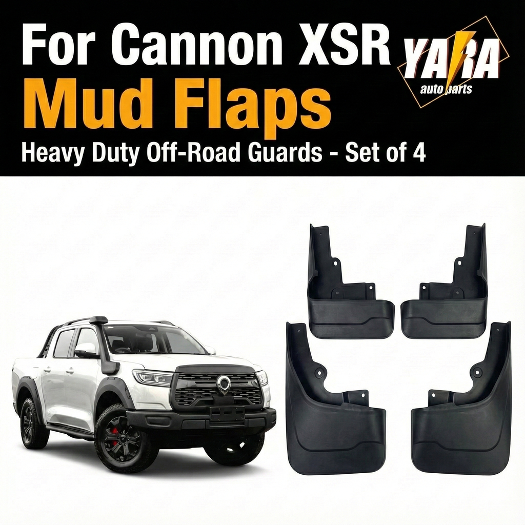 For GWM Cannon XSR Mud Flaps - Heavy Duty Off-Road Splash Guards (Set of 4) | Yara Auto Parts