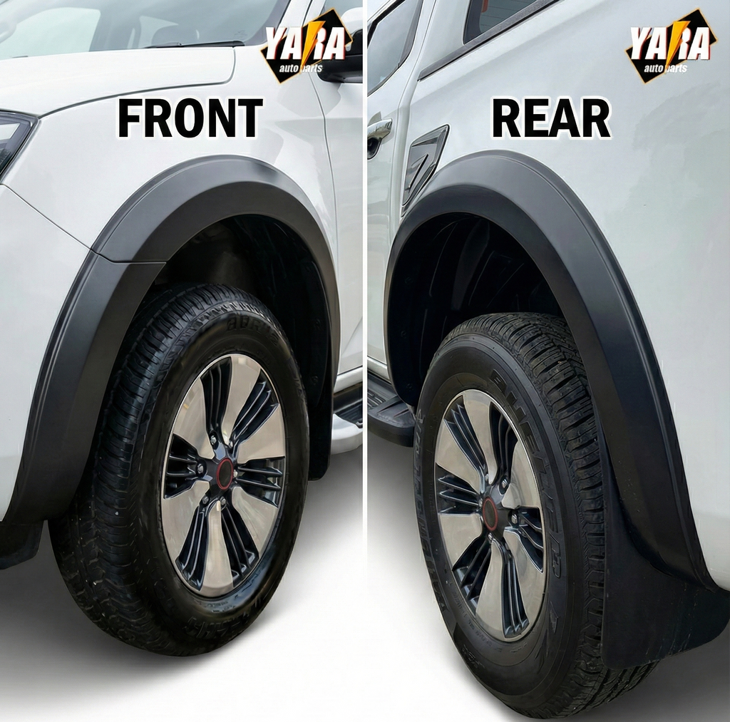 Slim Fender Flares for Isuzu D-MAX 2021-2023 | Wheel Arch Guard Cover Trim Set