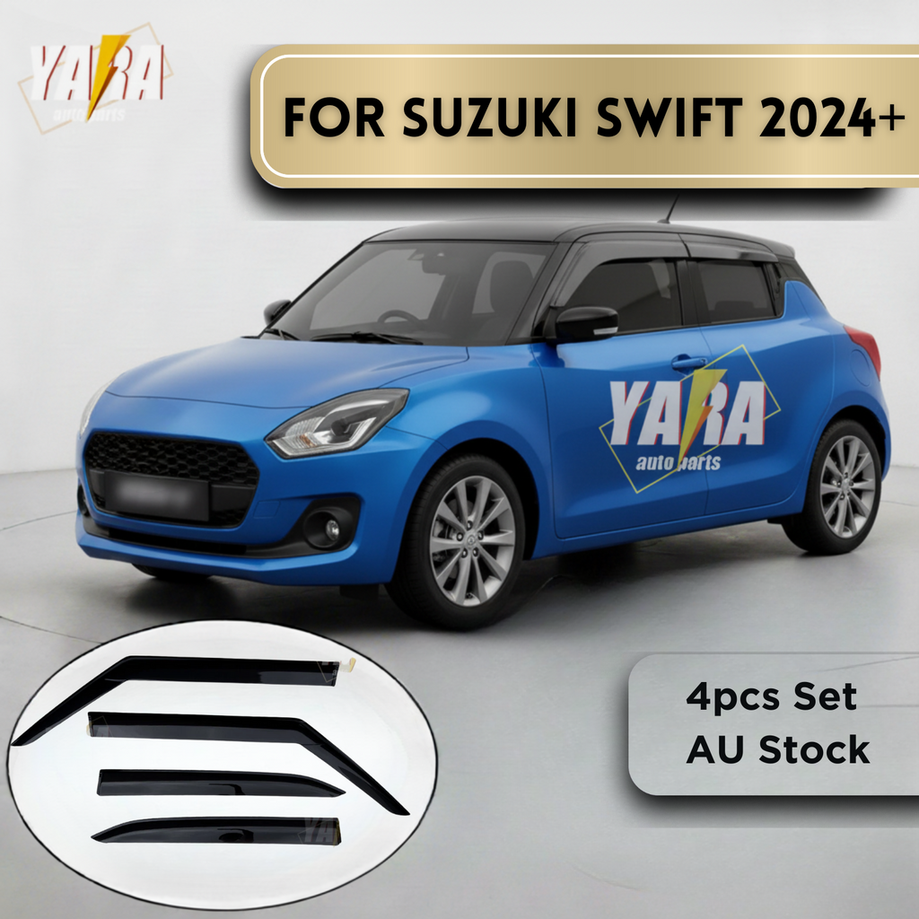 Injection Weather Shields Weathershields Sun visors for Suzuki Swift 2024+ 4pcs