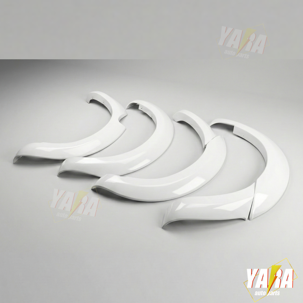 White Fender Flares Wheel Arch for Ford ranger PX2 MK2 Wildtrack 2015-18 6pcs