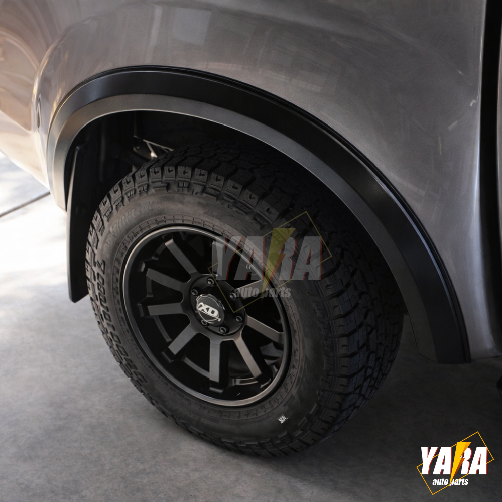 Slim Fender Flares WheelArch Matte Black for Isuzu D-Max 2012–2019 Dual Cab 6pcs