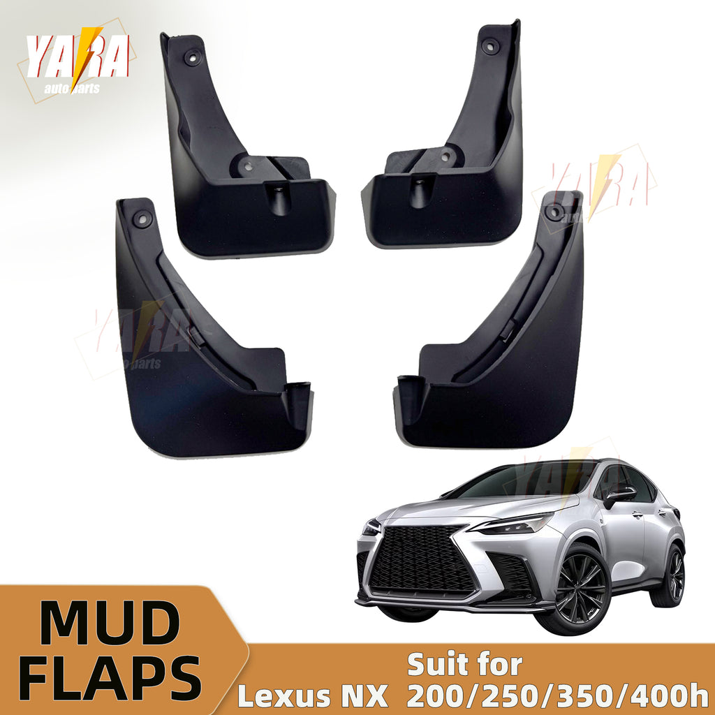 4pcs Mud Flaps Splash Guards for Lexus NX Series 2022-2025 Front & Rear Set