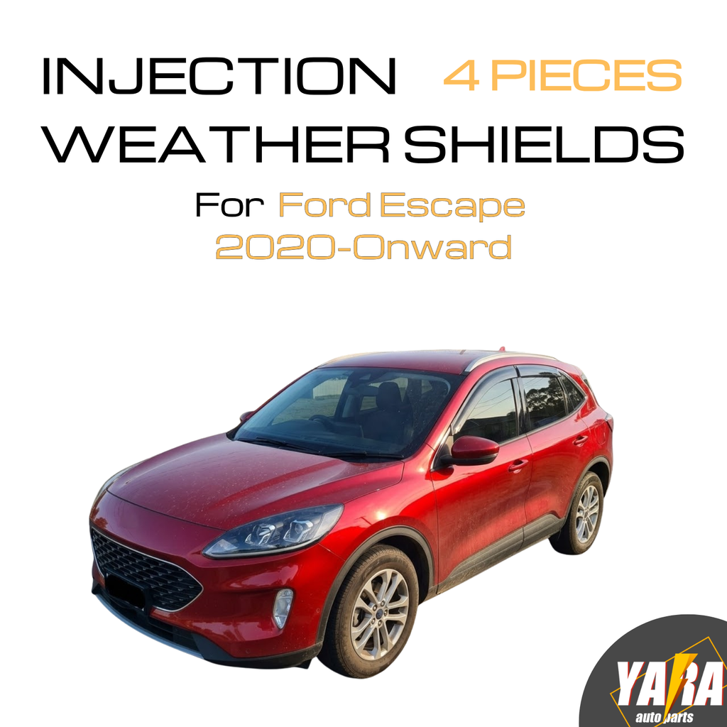 Quality INJ Weather shields Weathershields Window Visors for Ford Escape 2020+
