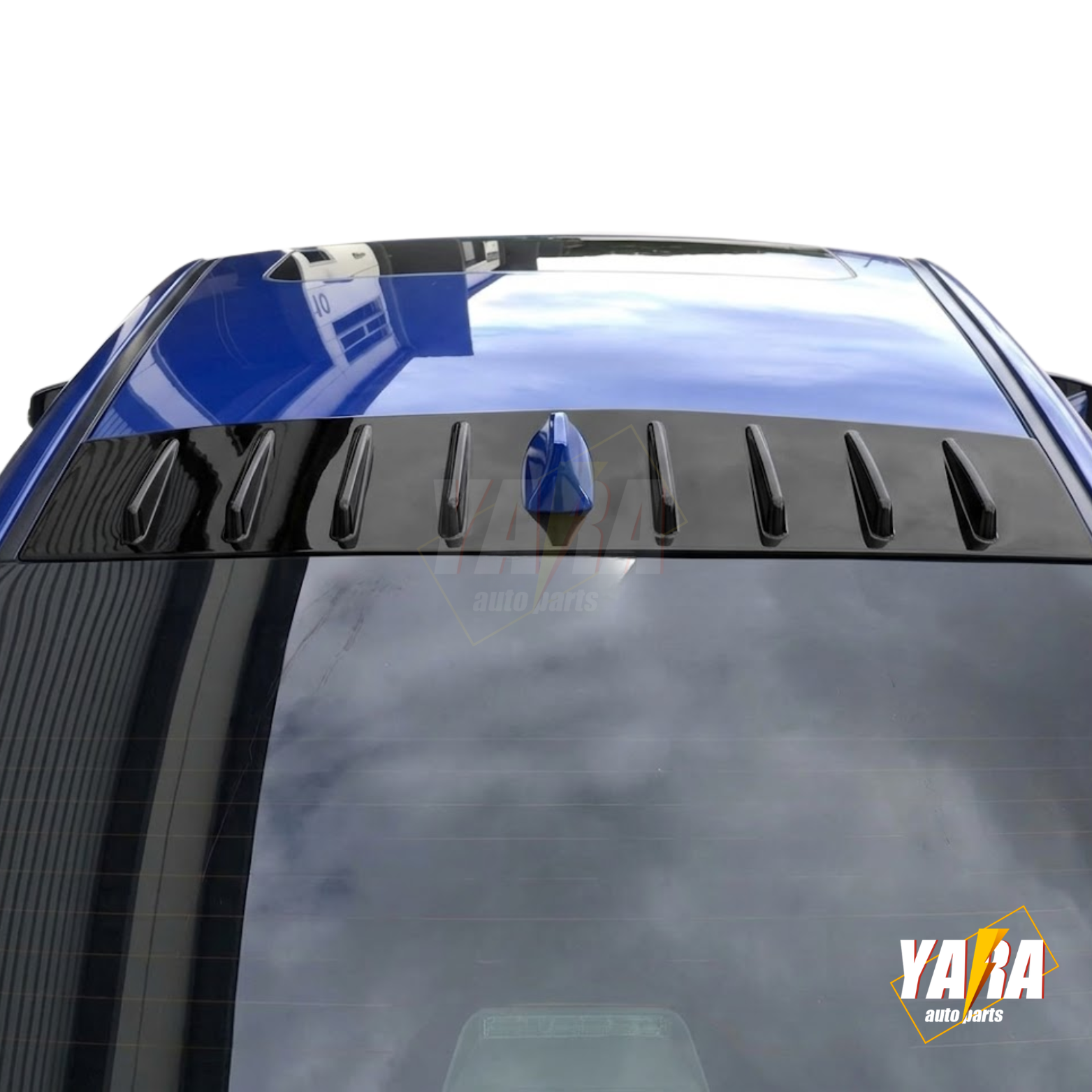 Gloss Black Vortex Generator Roof Spoiler For Subaru WRX STI VA 2015–2021
