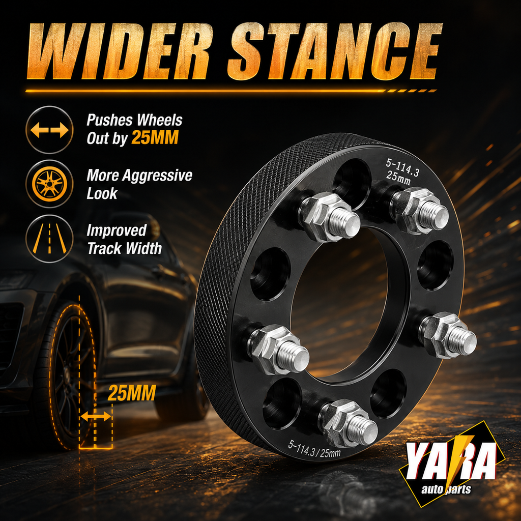 35mm Non-Hubcentric Wheel Spacers 5x114.3 70.5CB 1/2x20 2PCS