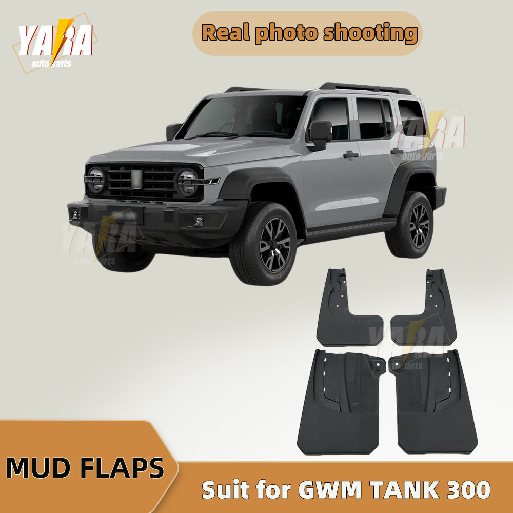 Mud Flaps Splash Guards for GWM Tank 300 – Full Set Front & Rear (2021-2025)