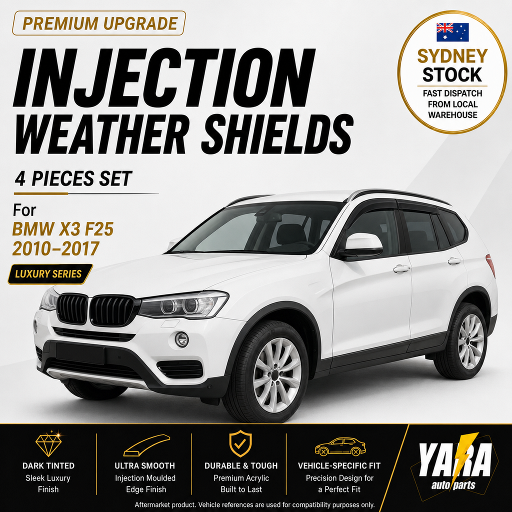 Injection Weather Shields For BMW X3 F25 2010–2017 4PCS