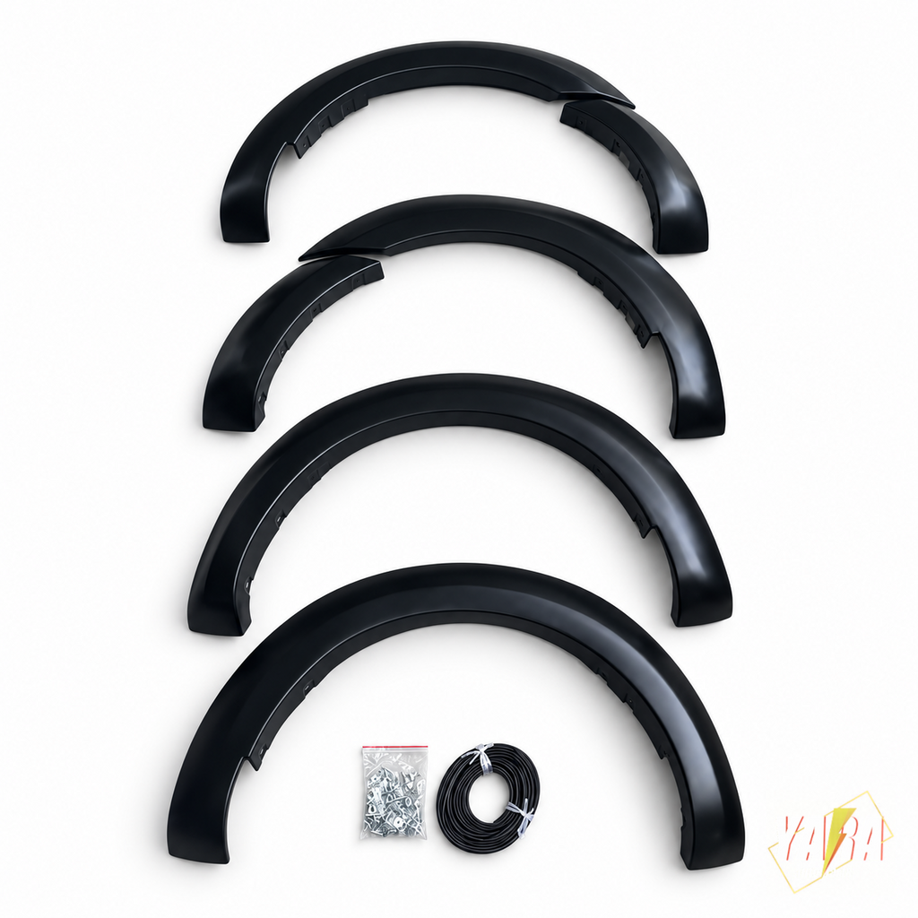 Matte Black Fender Flares For Ford Ranger PX1 T6 2011–2015 6PCS