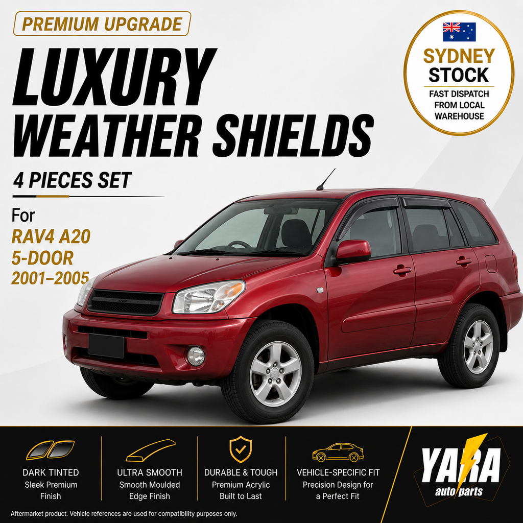 Luxury Weather Shields For Toyota RAV4 A20 5-Door 2001–2005 4PCS