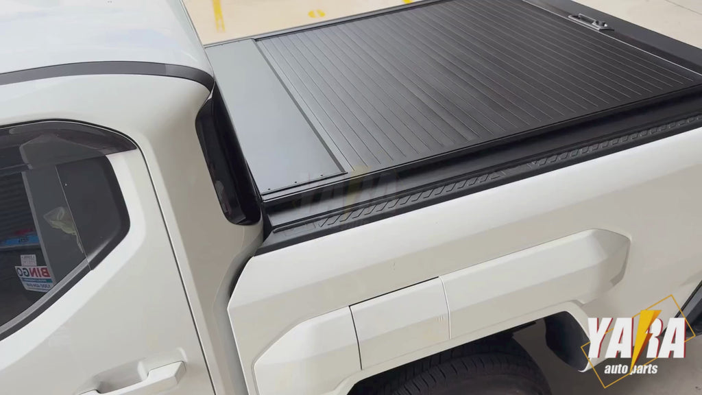 Kia Tasman Manual Roller Shutter | Lockable Aluminium Hard Lid (2025+)