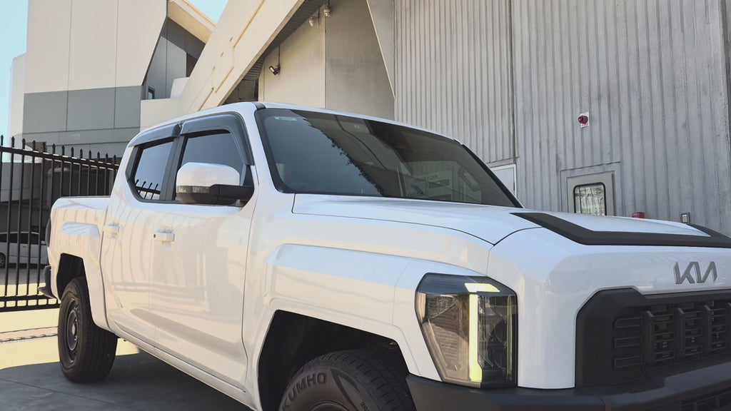 Injection Weather Shields Window Visors for Kia Tasman 2025+ Dual Cab 4 Doors