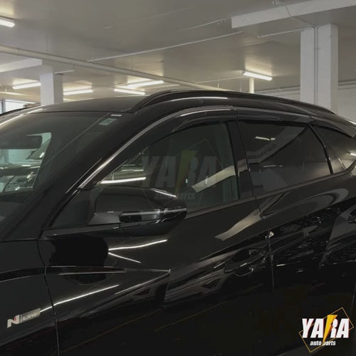 Injection Stainless Steel Weather Shields for Hyundai Tucson 2021-Onwards 6pcs