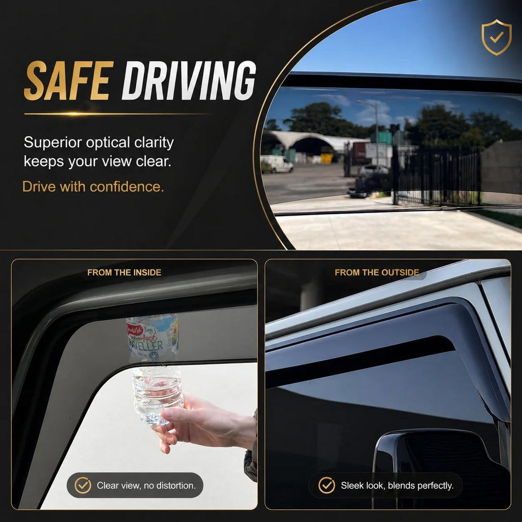 Suitable for Corolla Hatch 5dr 2012-2018 Premium  Weather shields Weathershields