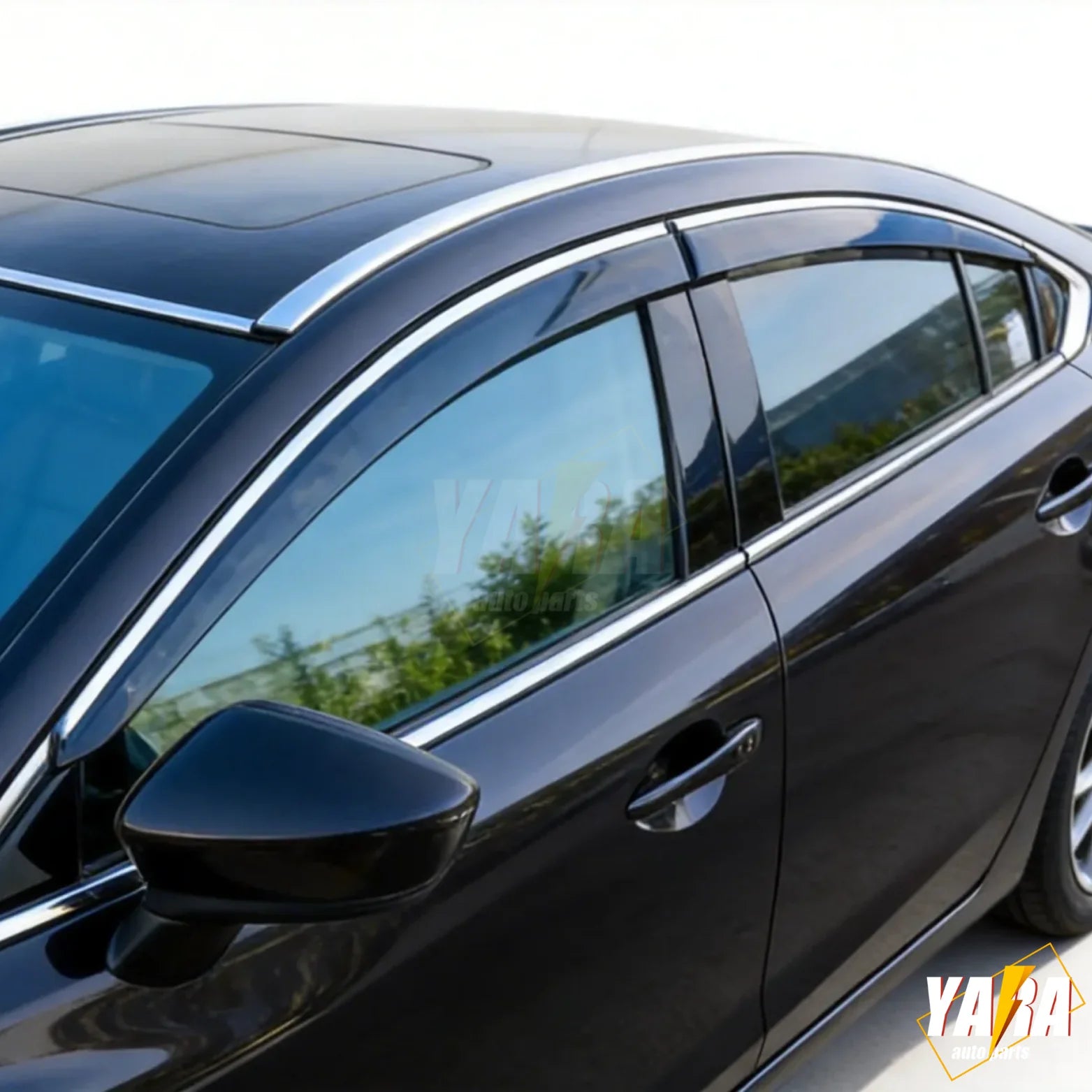 Injection Weather Shields window visor for Mazda 6 III Sedan 2013-2025