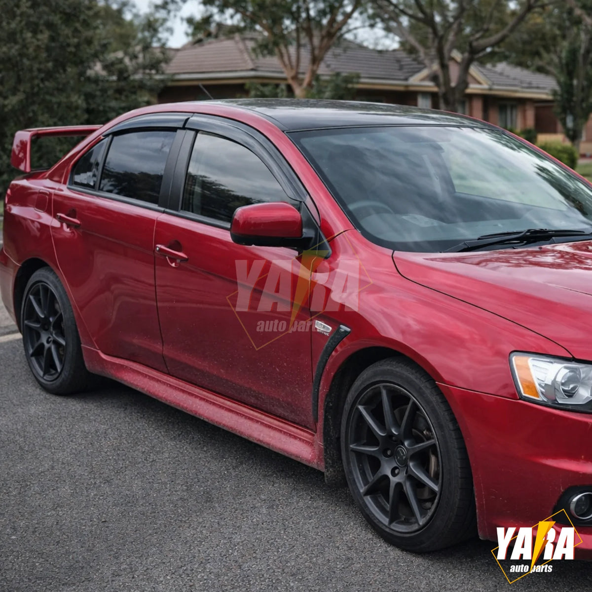 Injection Weather Shields Window Visors for Mitsubishi Lancer EVO X 2007-2016