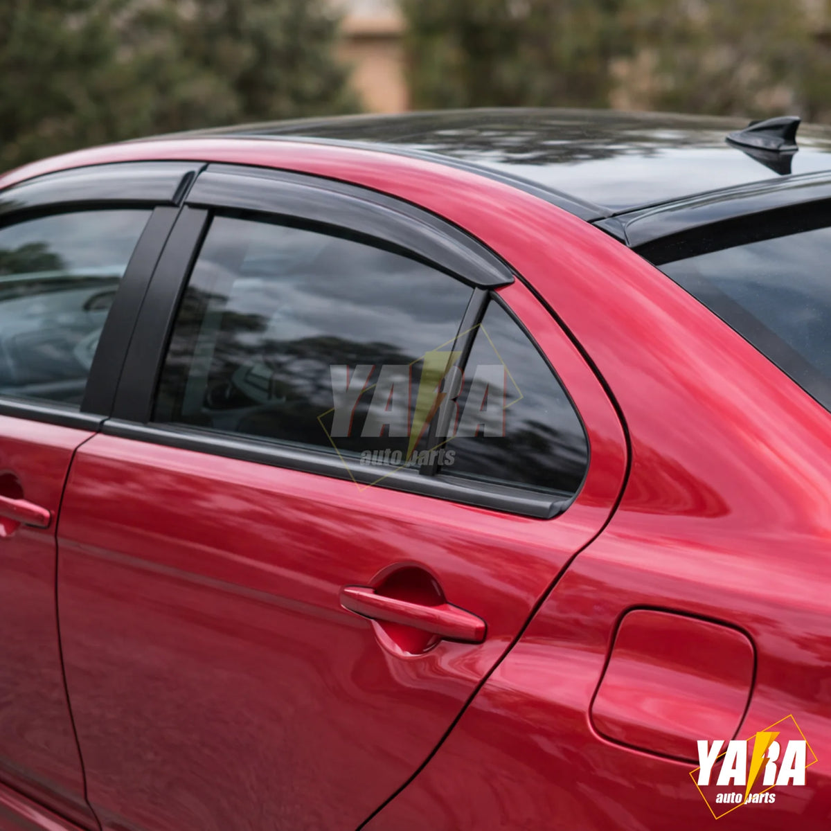 Injection Weather Shields Window Visors for Mitsubishi Lancer EVO X 2007-2016