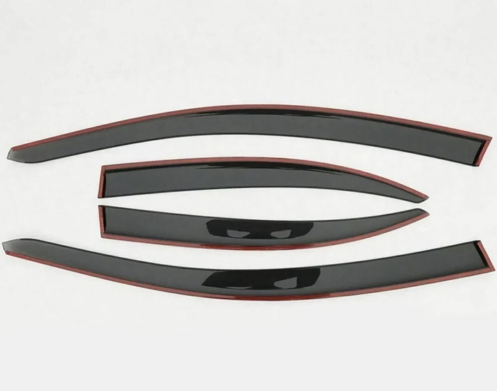 Injection Weather Shields Window Visors for Mitsubishi Lancer EVO X 2007-2016