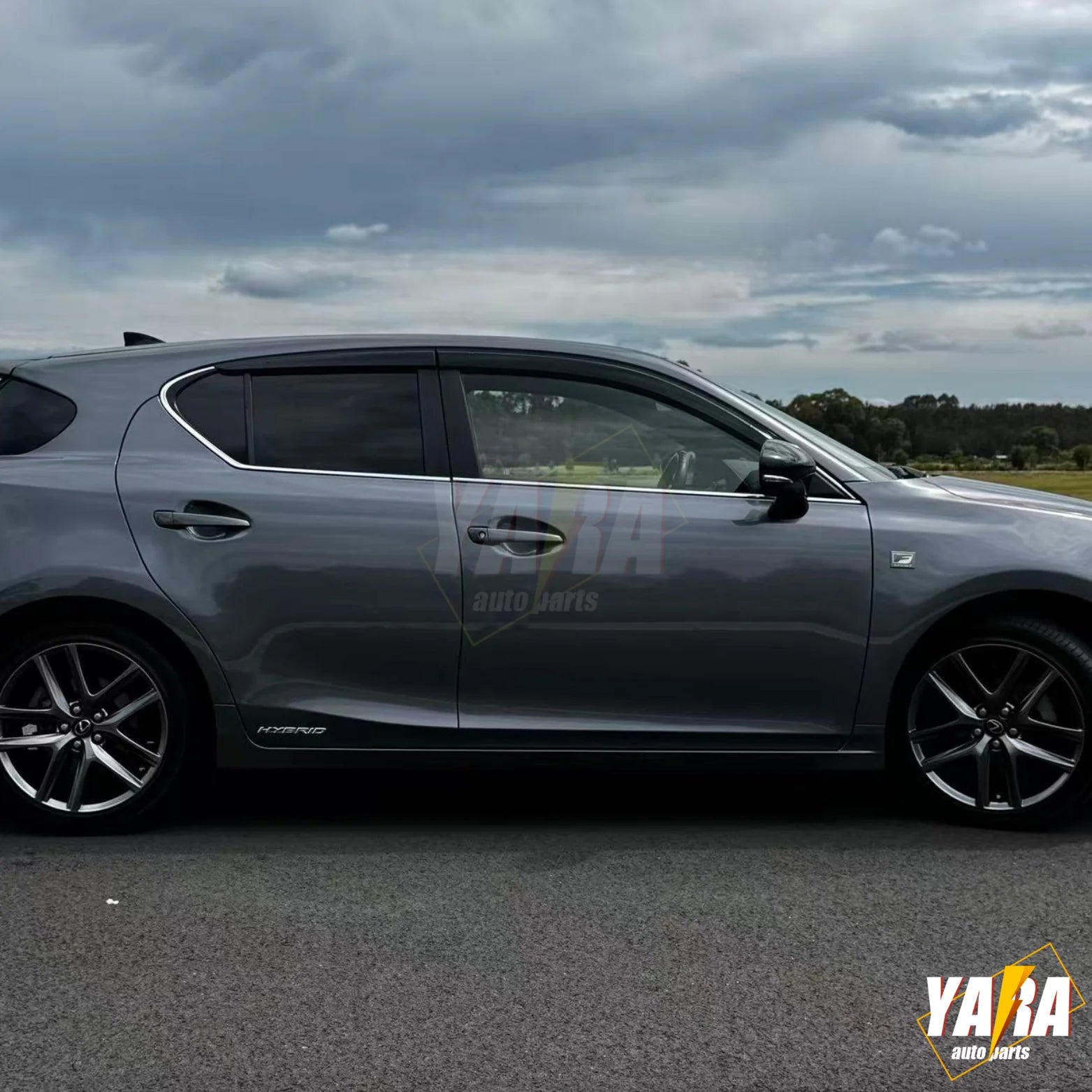 Premium Weather Shields Weathershields Suitable for Lexus CT200 CT200h 2011+ 4pc