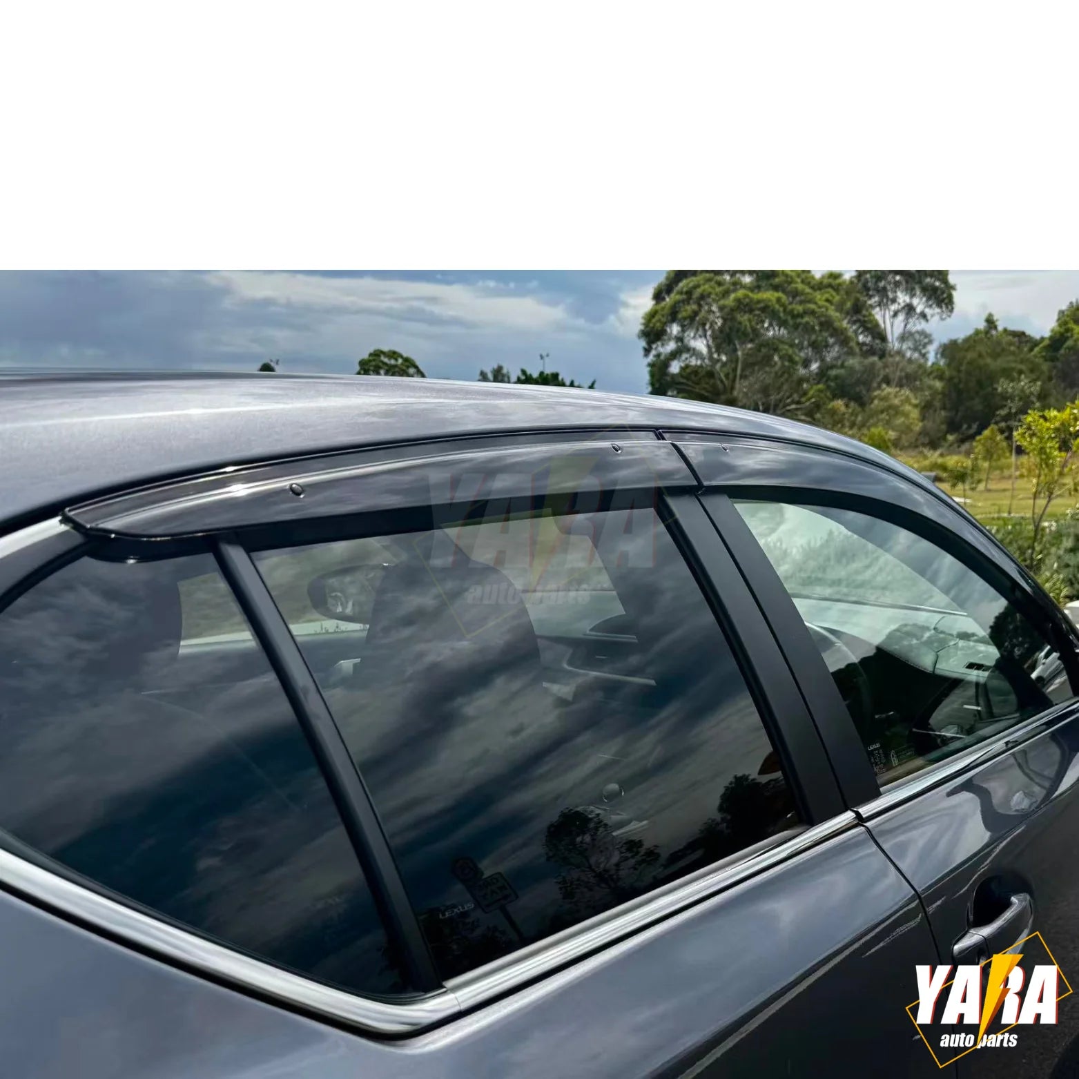 Premium Weather Shields Weathershields Suitable for Lexus CT200 CT200h 2011+ 4pc