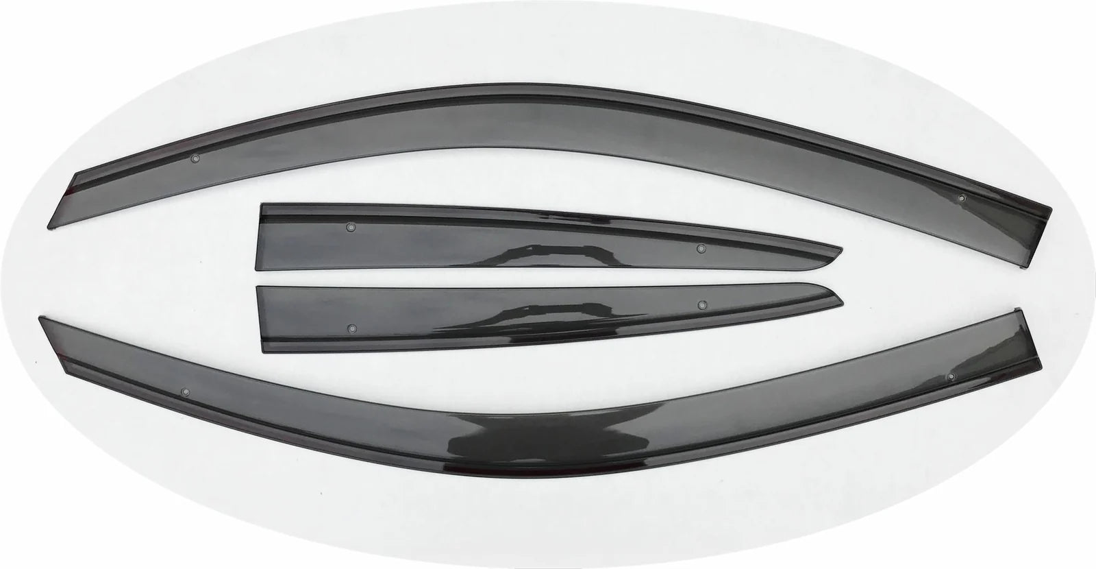 Premium Weather Shields Weathershields Suitable for Lexus CT200 CT200h 2011+ 4pc