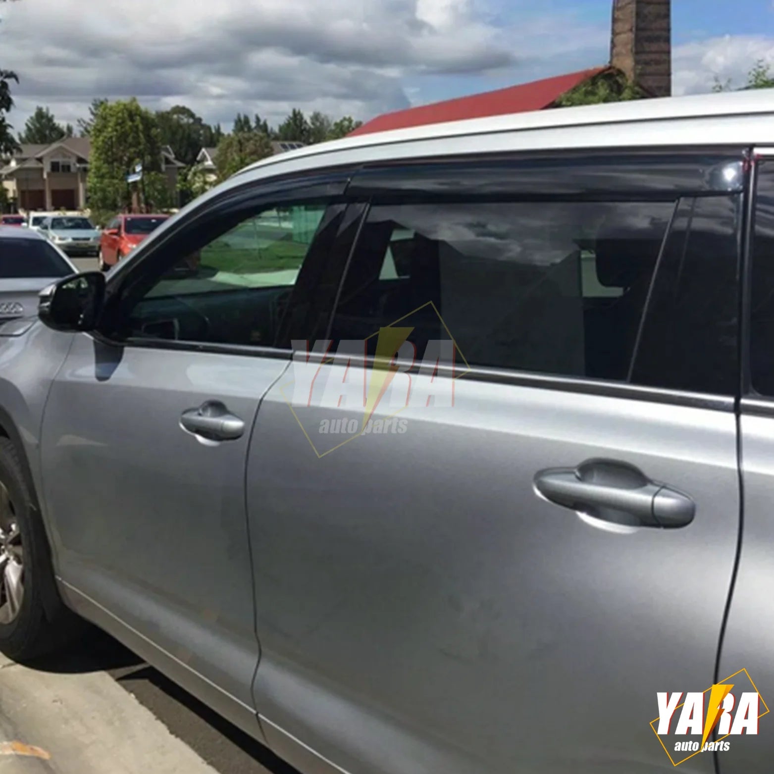 Premium Weather Shields Window Visors suitable for Kluger 2013-2020 4pcs