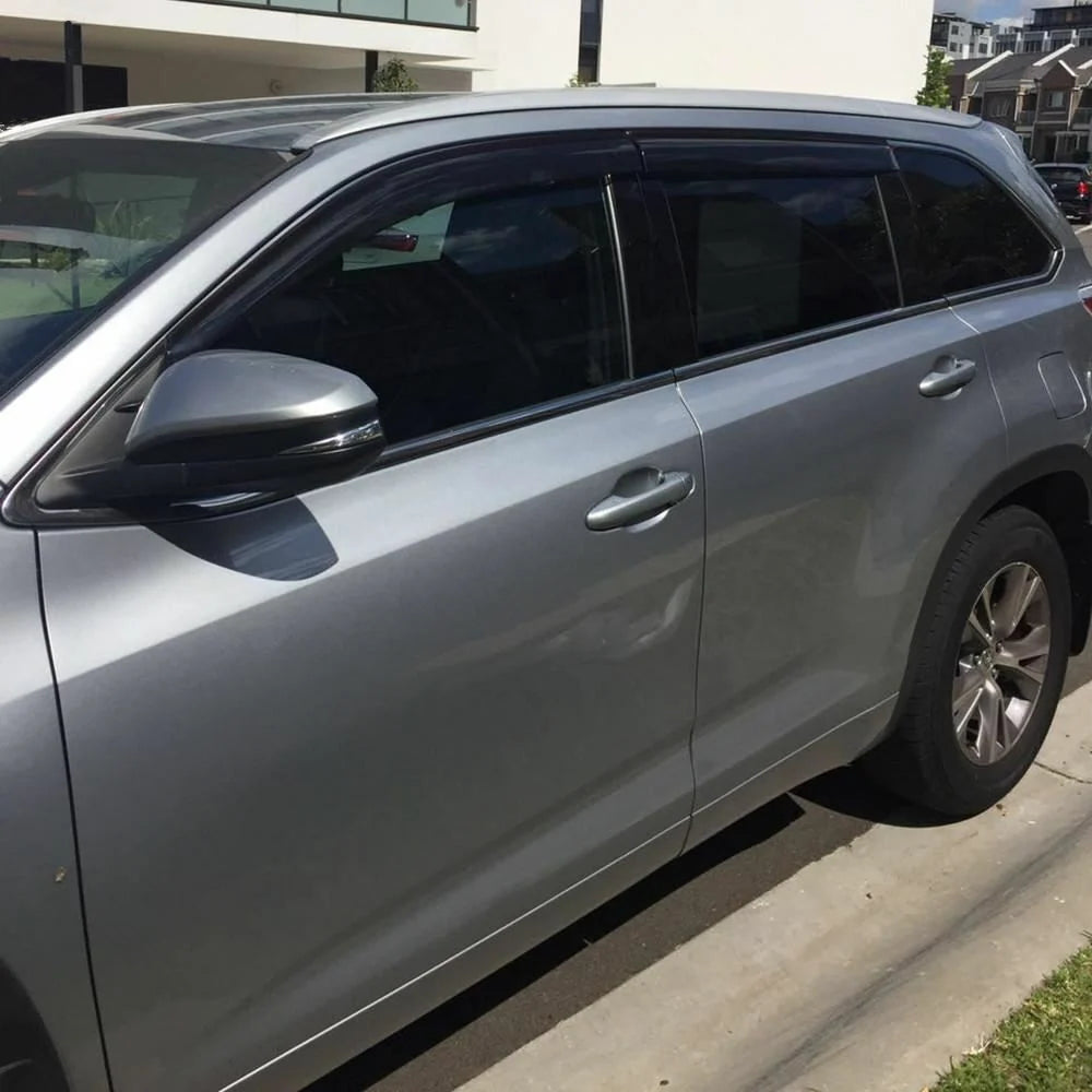 Premium Weather Shields Window Visors suitable for Kluger 2013-2020 4pcs