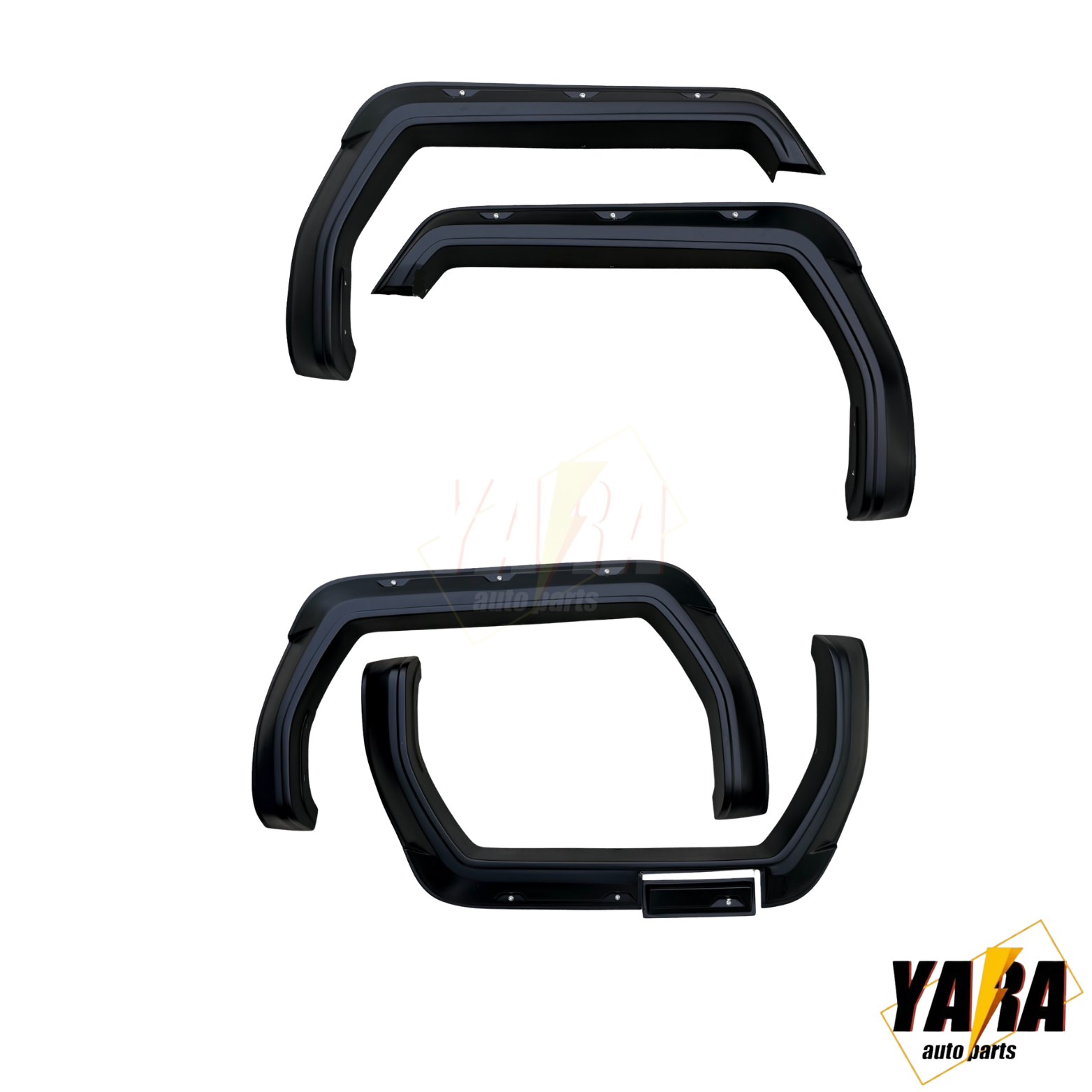 Pocket Style Fender Flares  Wheel Arch 45mm Extent for Kia Tasman 2025+ 4pcs