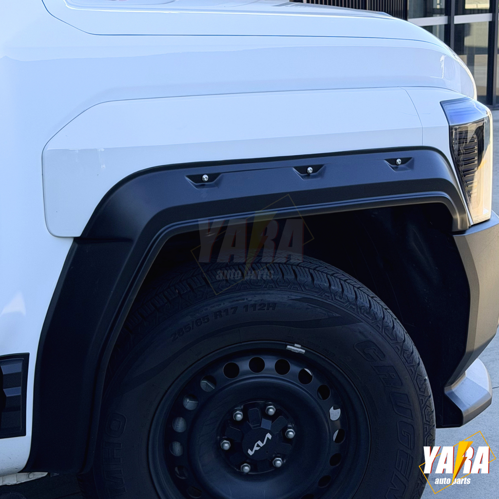 Pocket Style Fender Flares  Wheel Arch 45mm Extent for Kia Tasman 2025+ 4pcs