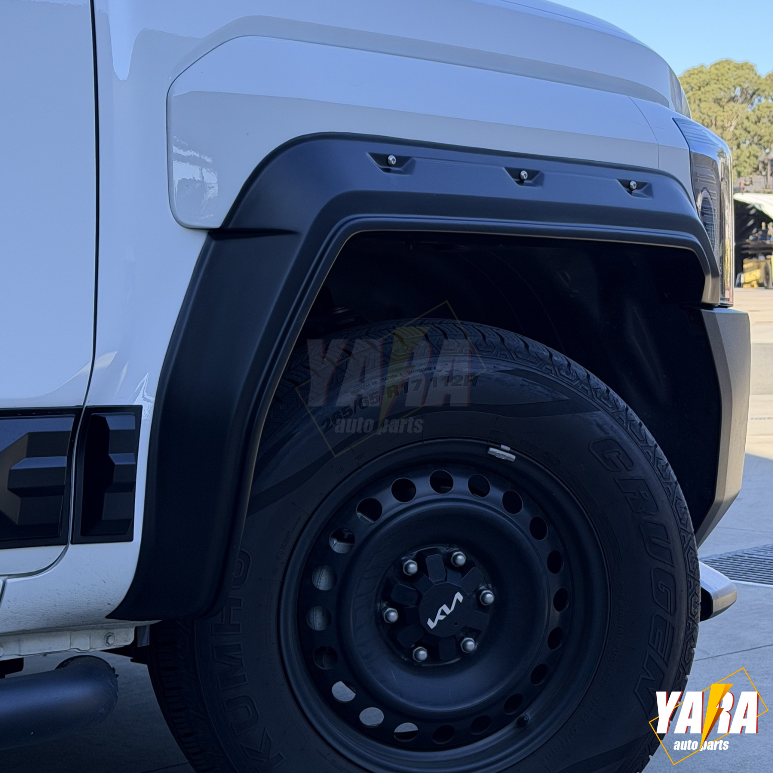 Pocket Style Fender Flares  Wheel Arch 45mm Extent for Kia Tasman 2025+ 4pcs