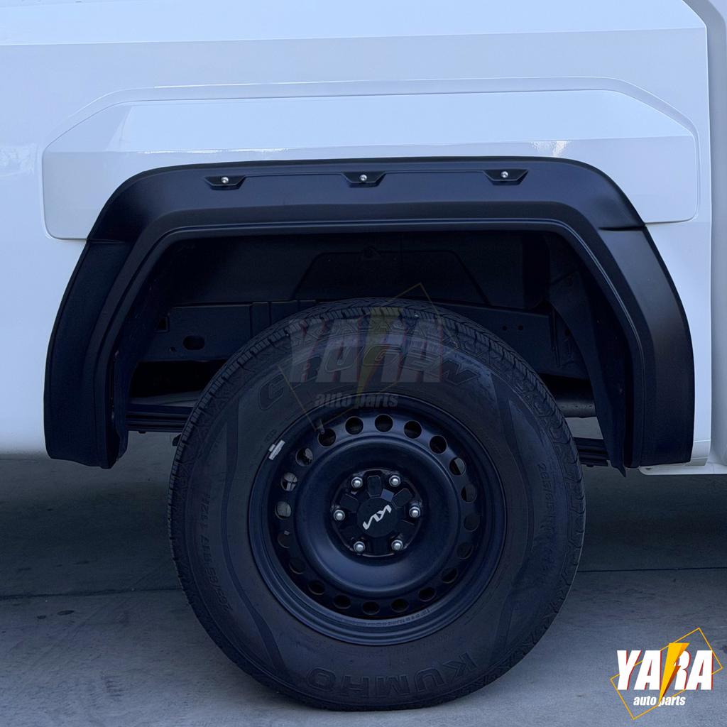 Pocket Style Fender Flares  Wheel Arch 45mm Extent for Kia Tasman 2025+ 4pcs