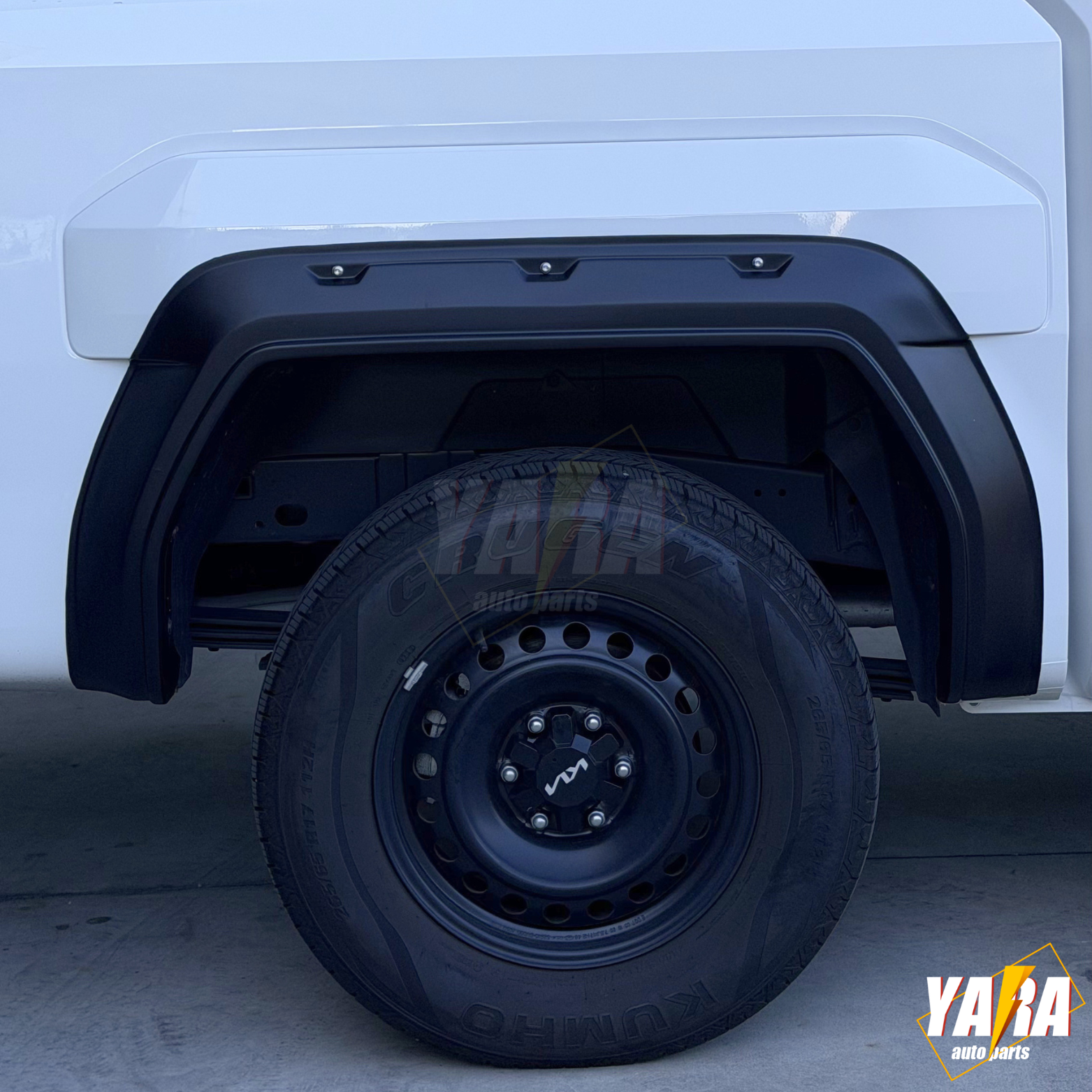 Pocket Style Fender Flares  Wheel Arch 45mm Extent for Kia Tasman 2025+ 4pcs