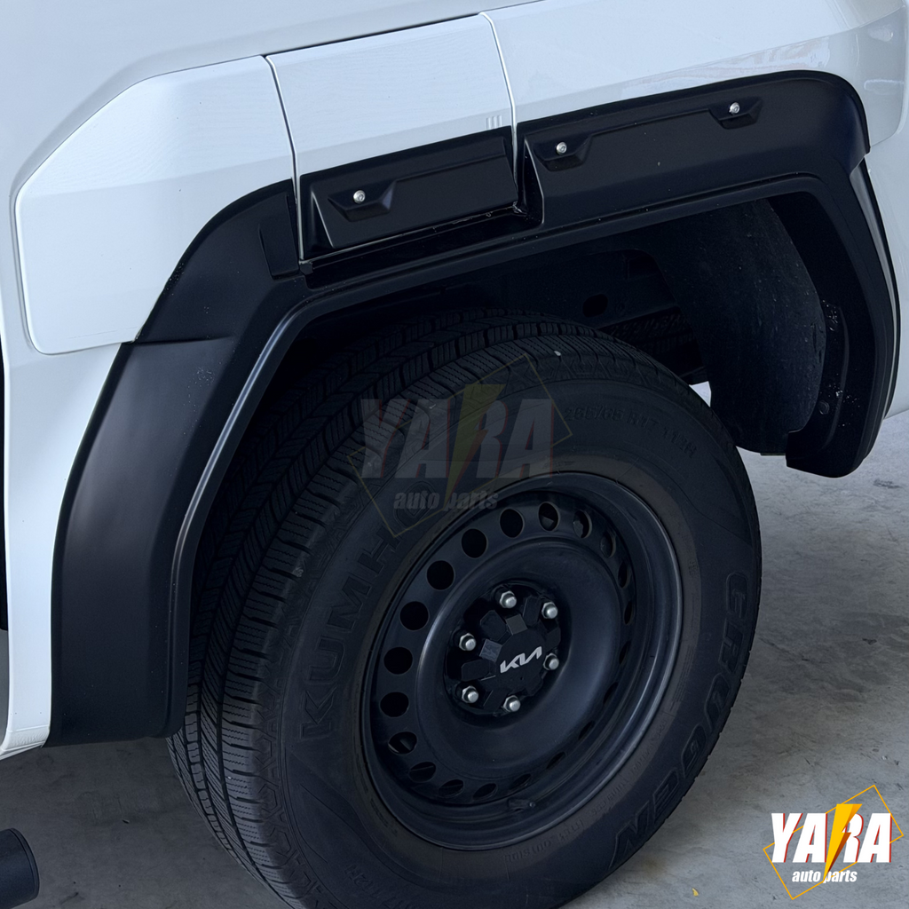 Pocket Style Fender Flares  Wheel Arch 45mm Extent for Kia Tasman 2025+ 4pcs