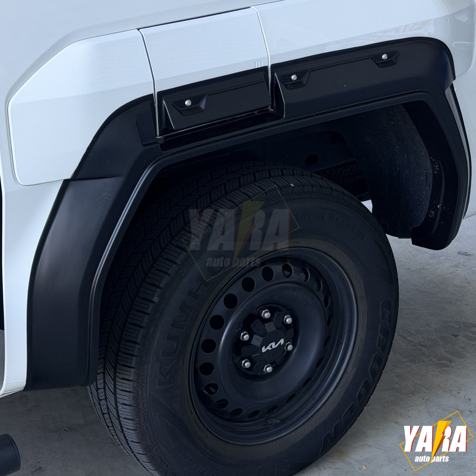 Pocket Style Fender Flares  Wheel Arch 45mm Extent for Kia Tasman 2025+ 4pcs