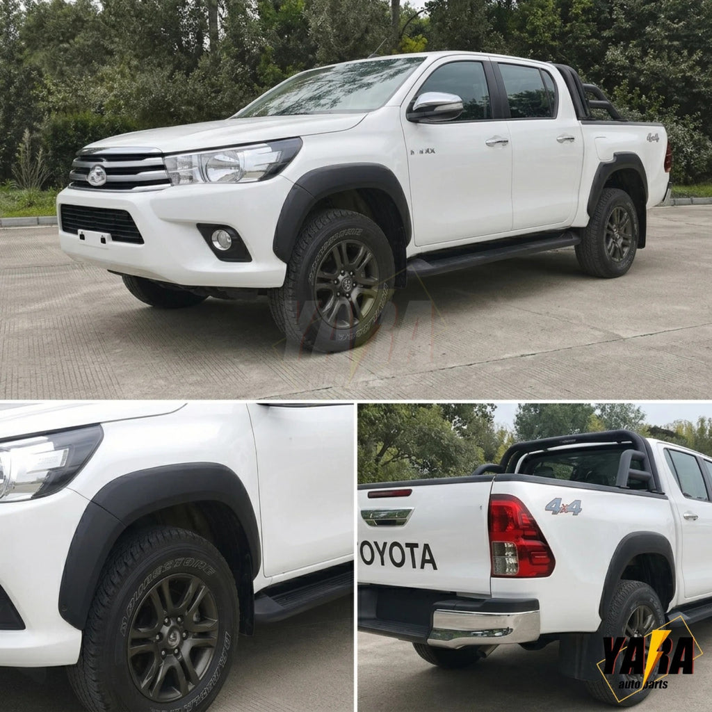 FENDER FLARES For Toyota Hilux 2015-2025 SR SR5 Rugged X WHEEL ARCH Guard 6PCS