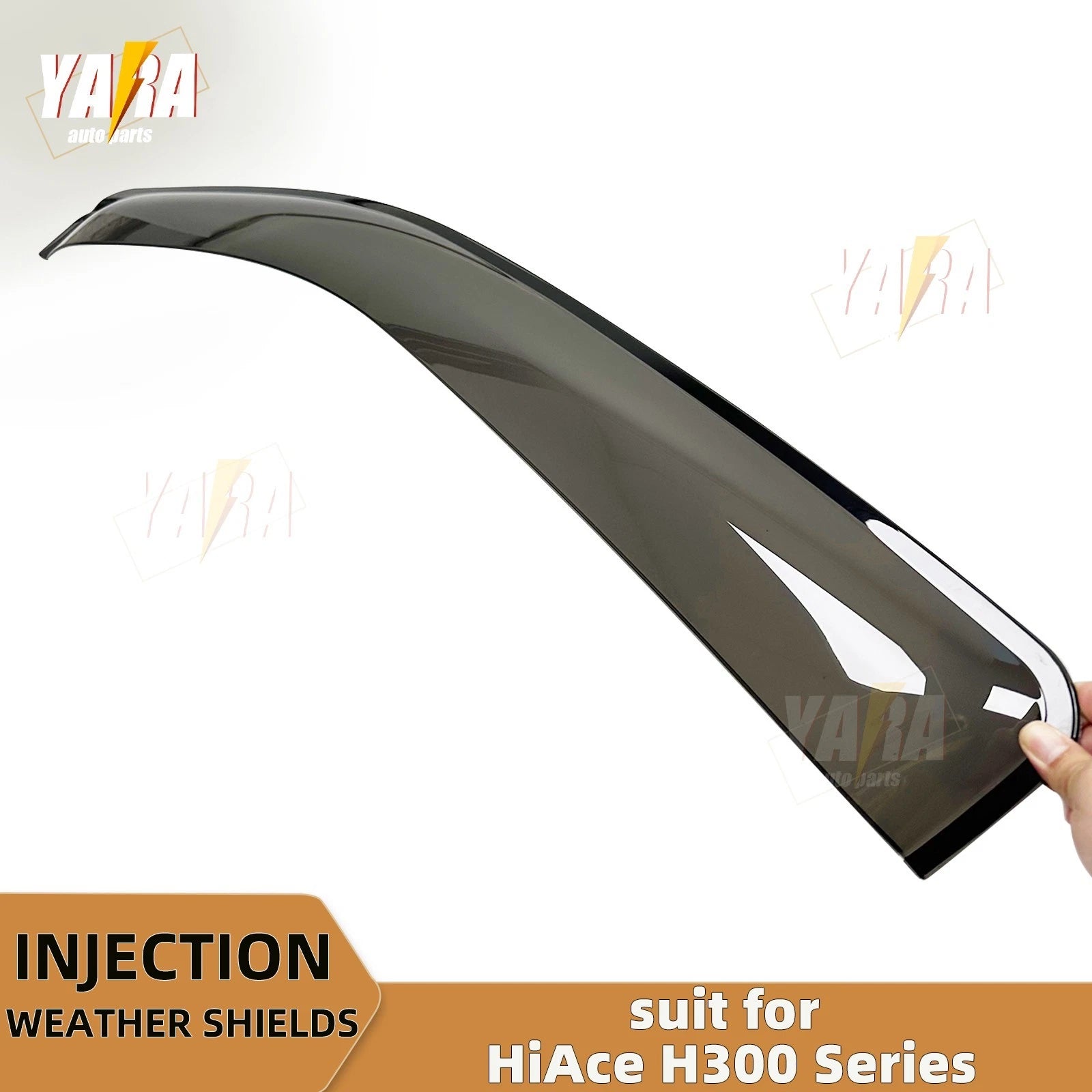 Premium weather shields suit for Toyota Hiace 2019+  H300 2pcs Window Visors