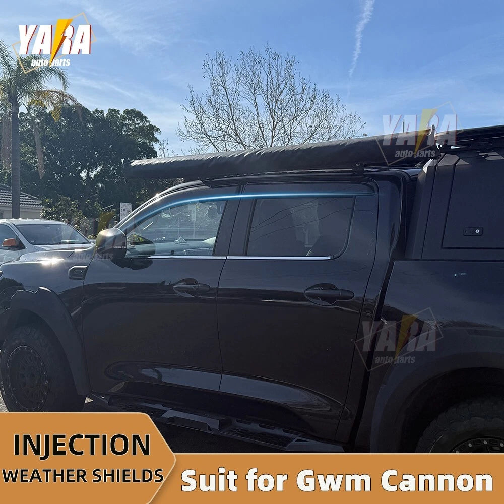 For GWM Cannon Cannon X / Cannon L 2020+INJ Weathershields Weather shield Luxury