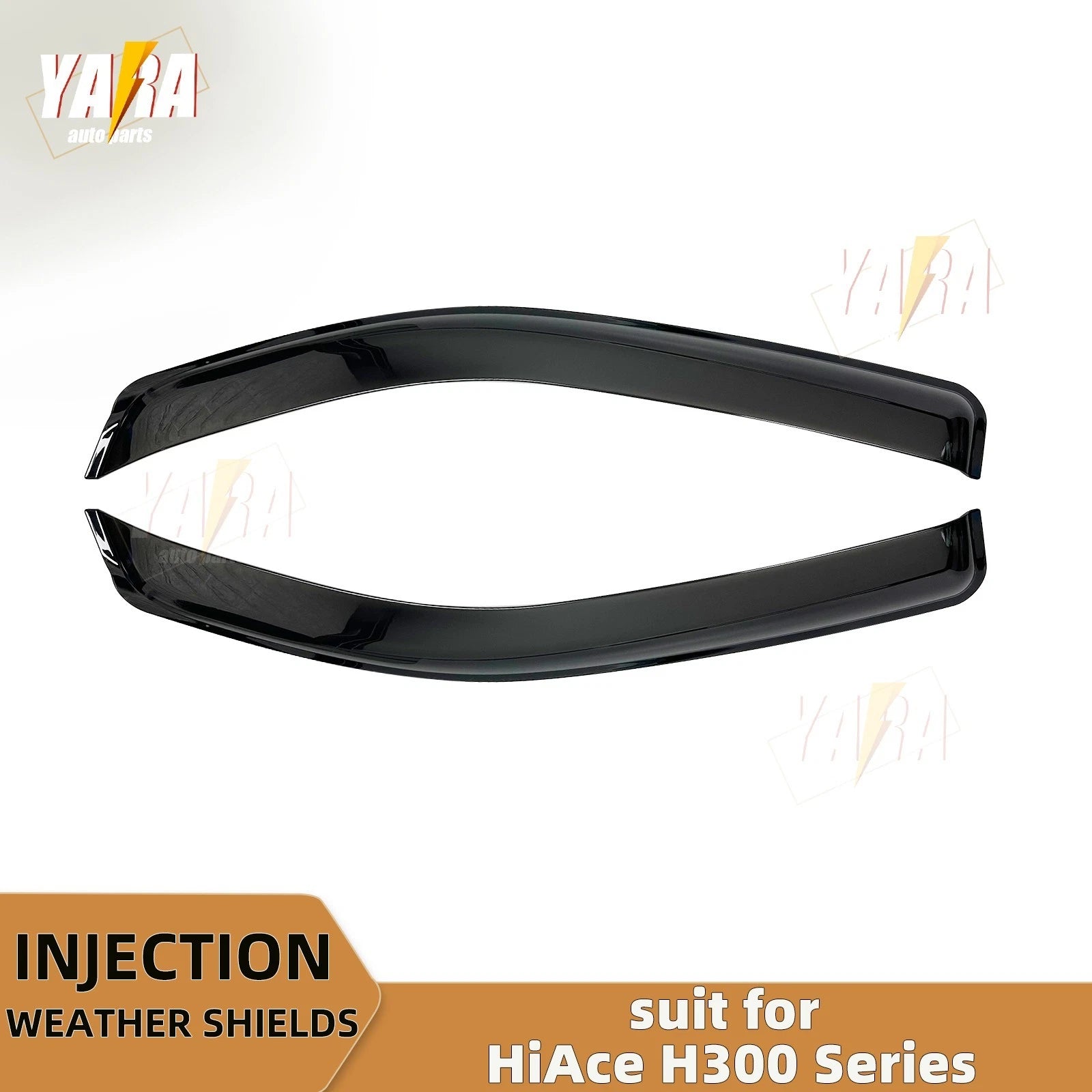 Premium weather shields suit for Toyota Hiace 2019+  H300 2pcs Window Visors