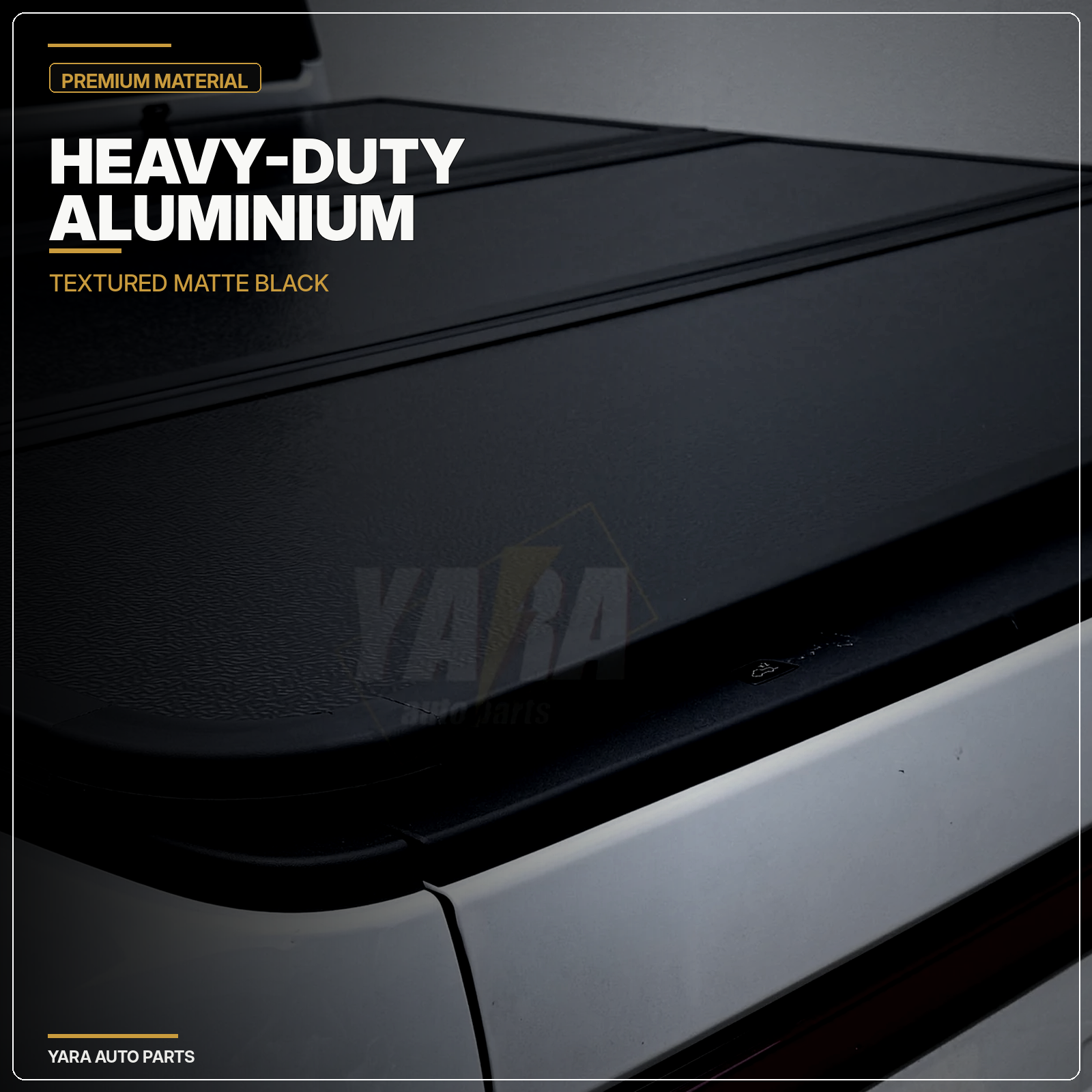 Tri-Fold Hard Lid aluminium panel construction